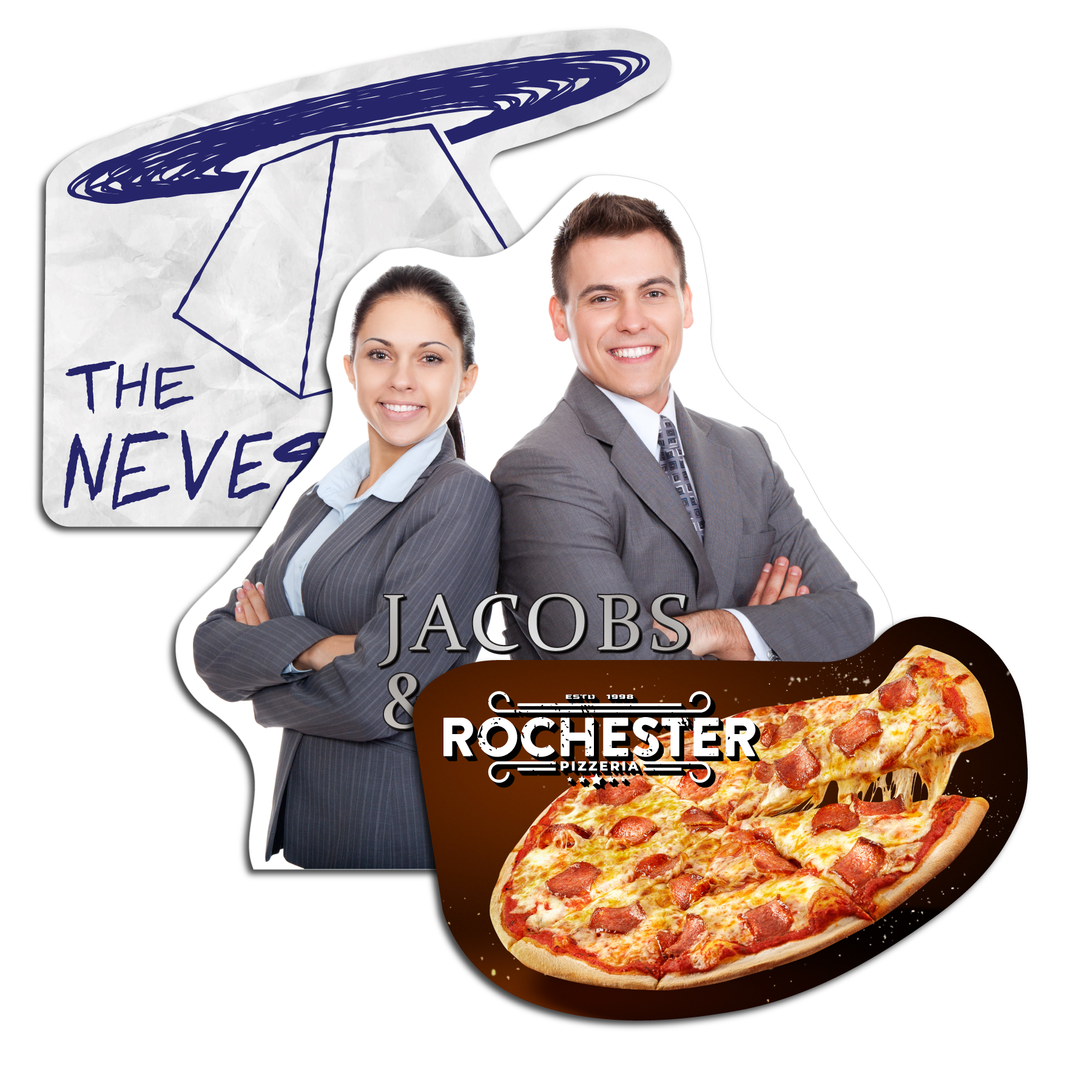 MGIC13-35       - 13 Sq. Inch Custom Indoor Magnet                                      